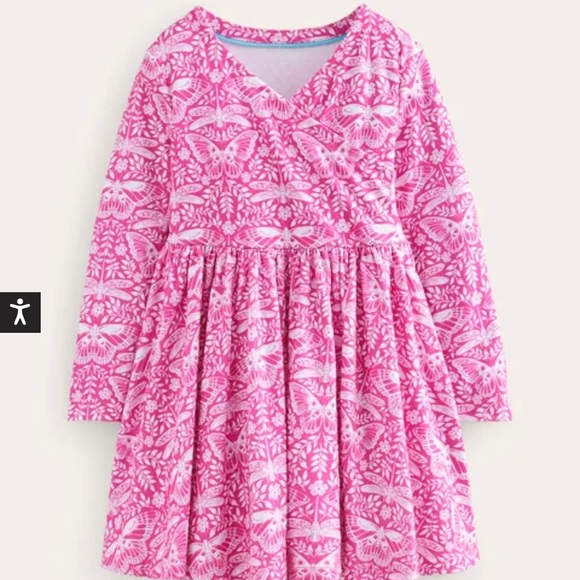 Mini Boden Twirly Ballerina Dress (pink) - Picture 1 of 6
